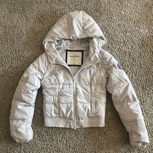 Abercrombie & Fitch Kids Gray Puffer Jacket